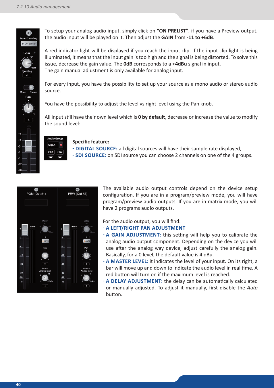 Analog Way PULSE2 (MIDRA) - Ref. PLS350 User Manual User Manual | Page 40 / 100