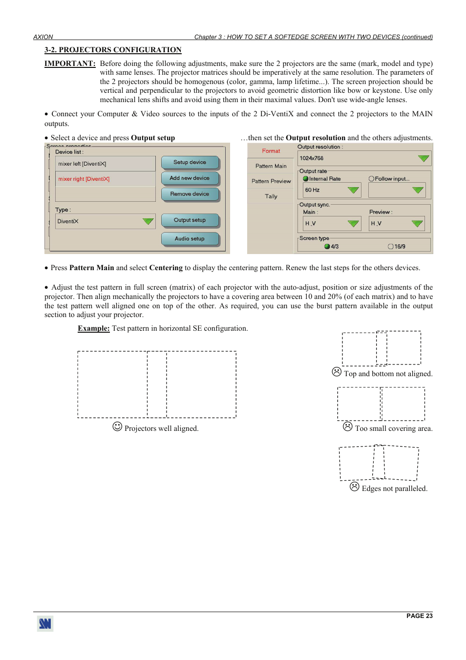 Analog Way Axion - ARC100 User Manual | Page 23 / 29