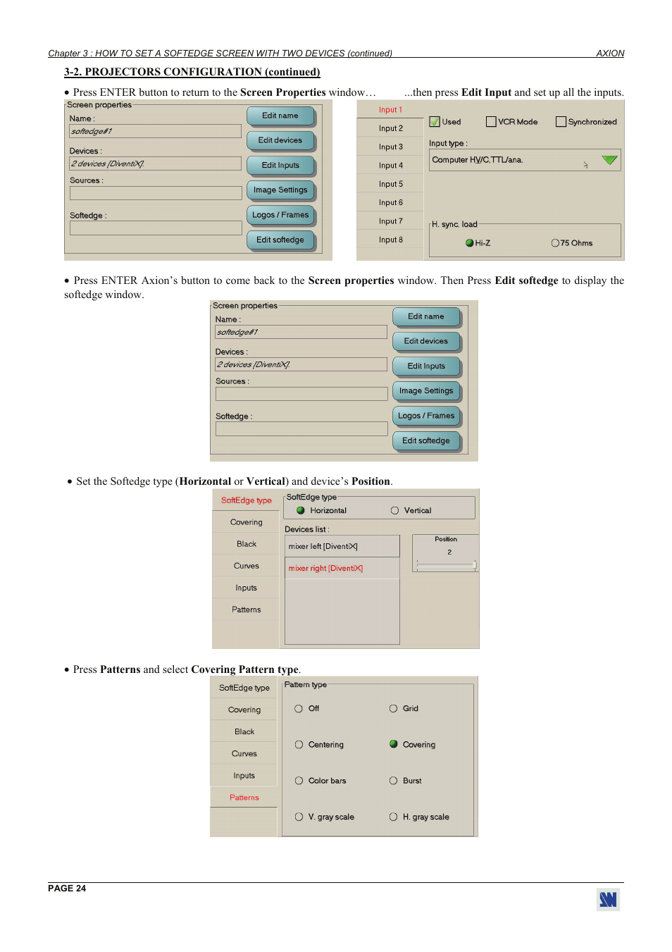 Analog Way Axion - ARC100 User Manual | Page 24 / 29