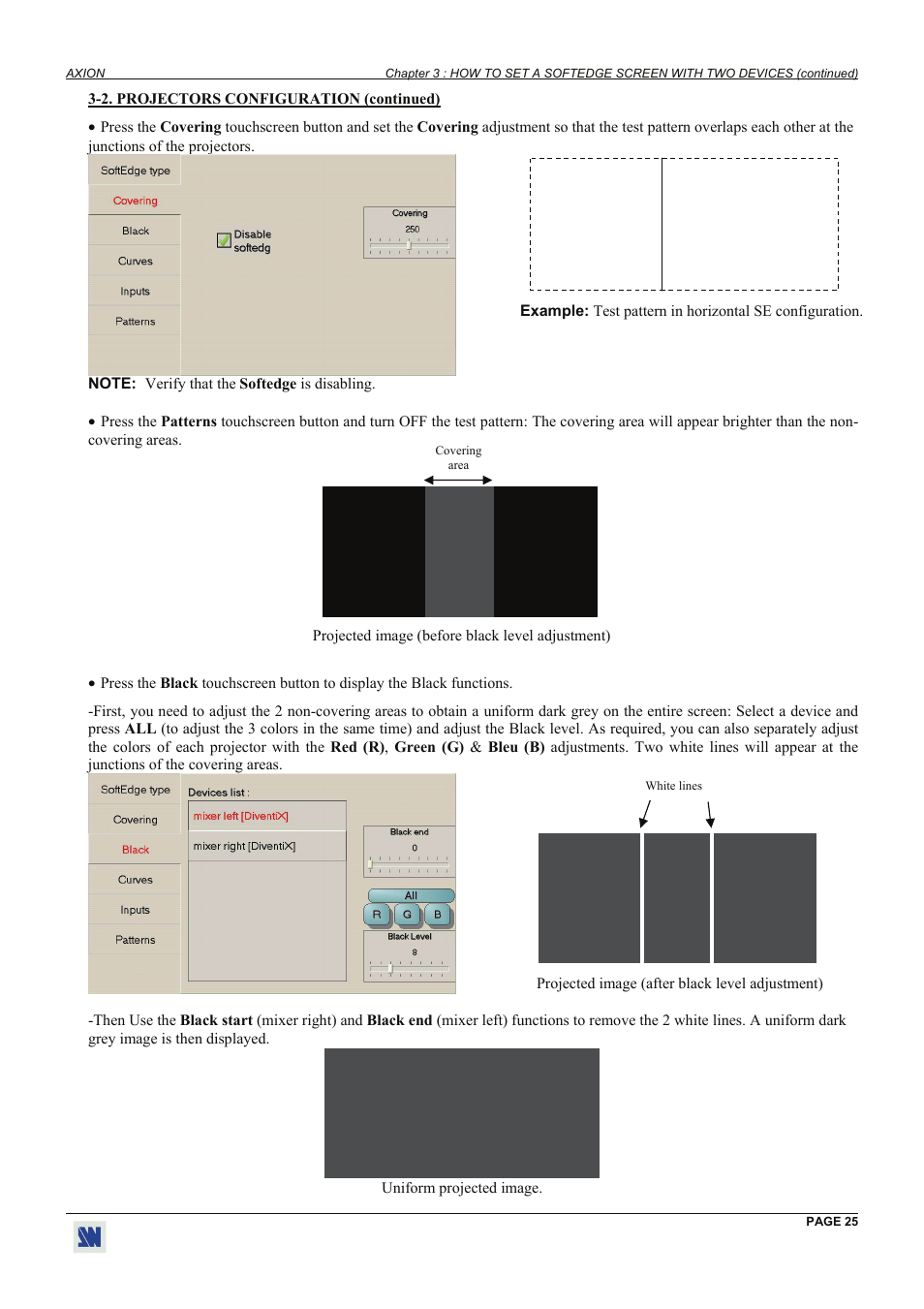 Analog Way Axion - ARC100 User Manual | Page 25 / 29