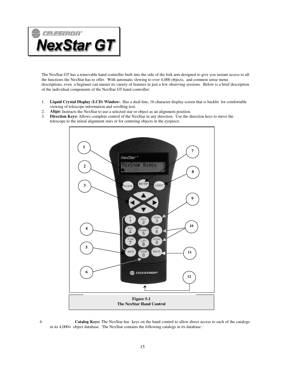 Nexstar gt model | Celestron NexStar HC User Manual | Page 15 / 53