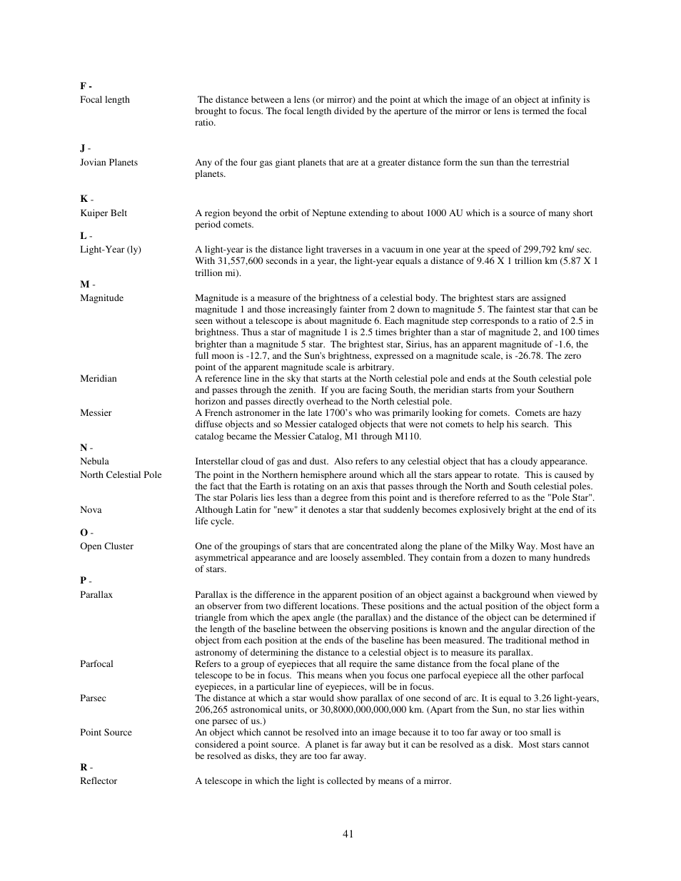Celestron NexStar HC User Manual | Page 41 / 53