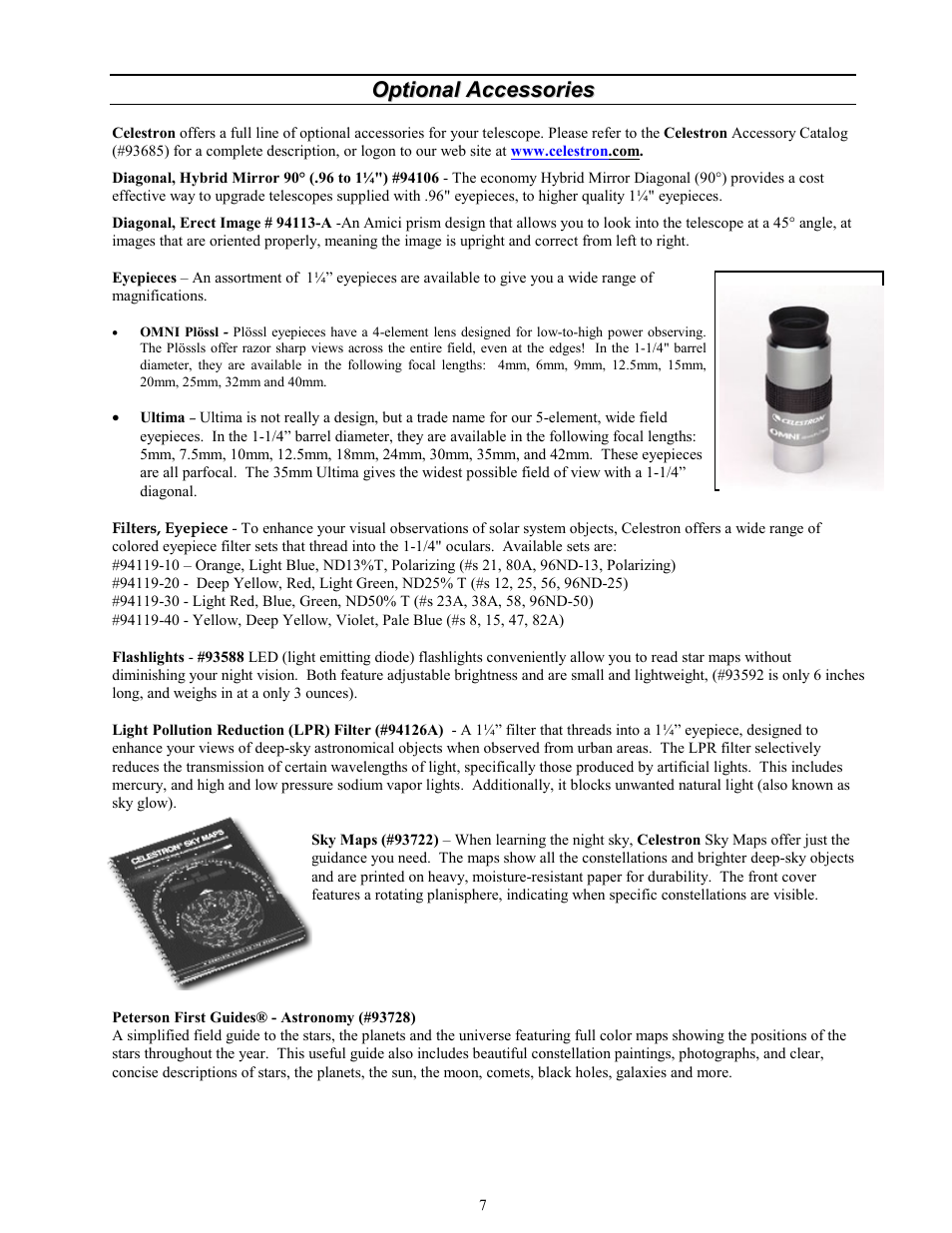 Celestron Power Seeker 50 User Manual | Page 7 / 8