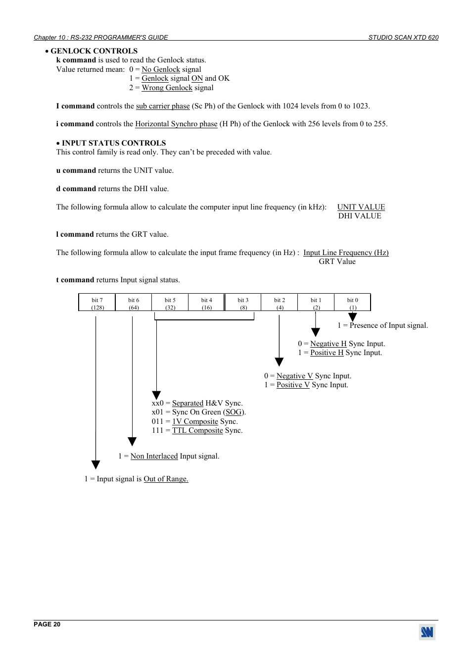 Analog Way Studio Scan XTD620 User Manual | Page 20 / 24