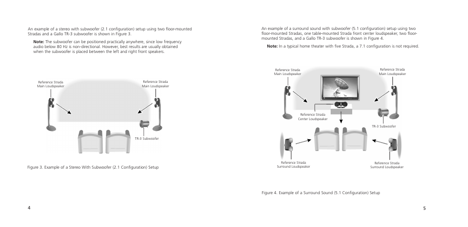 Anthony Gallo Strada User Manual | Page 9 / 18