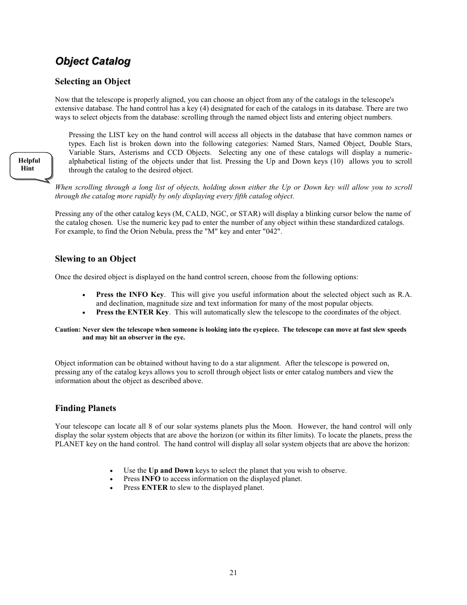 Celestron C8-S User Manual | Page 21 / 69