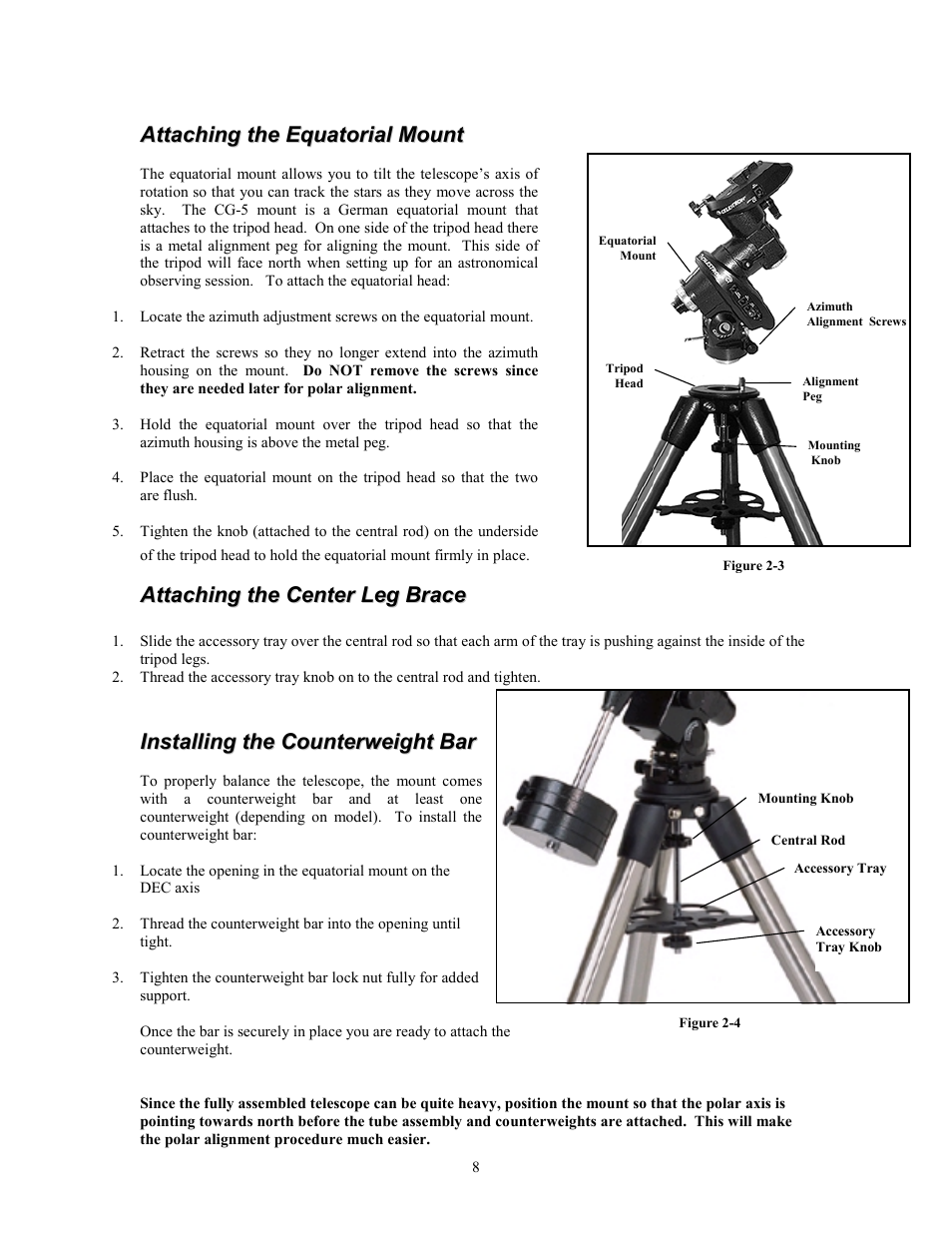 Celestron C8-S User Manual | Page 8 / 69