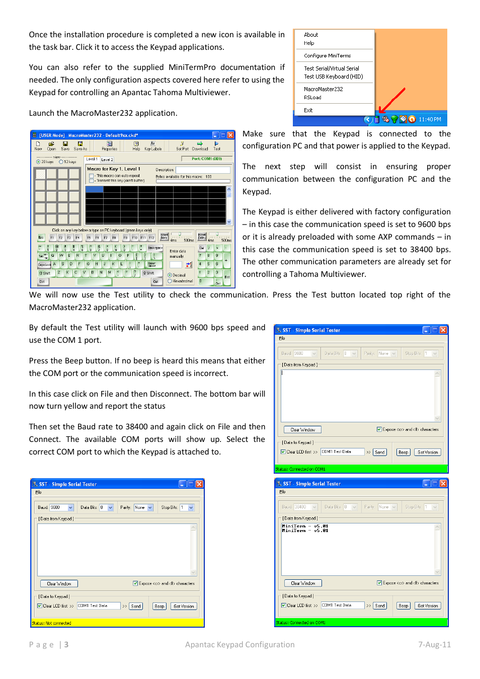 Apantac KEYPAD User Manual | Page 3 / 5