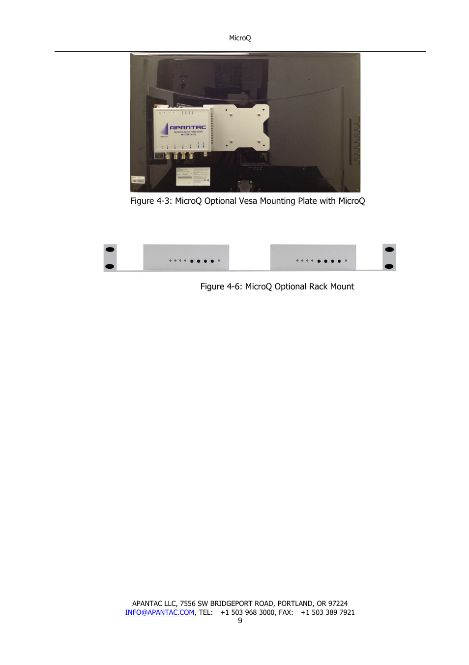 Apantac MicroQ User Manual | Page 10 / 39