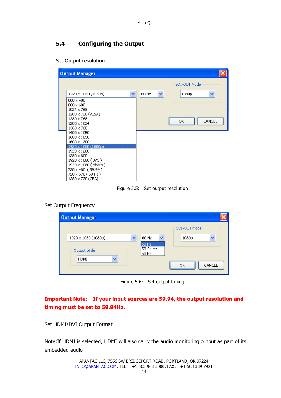 Apantac MicroQ User Manual | Page 15 / 39