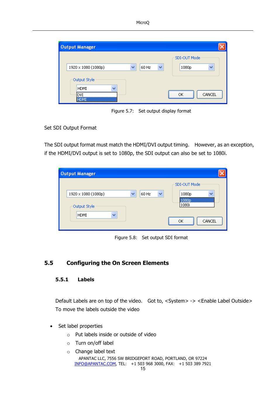 Apantac MicroQ User Manual | Page 16 / 39