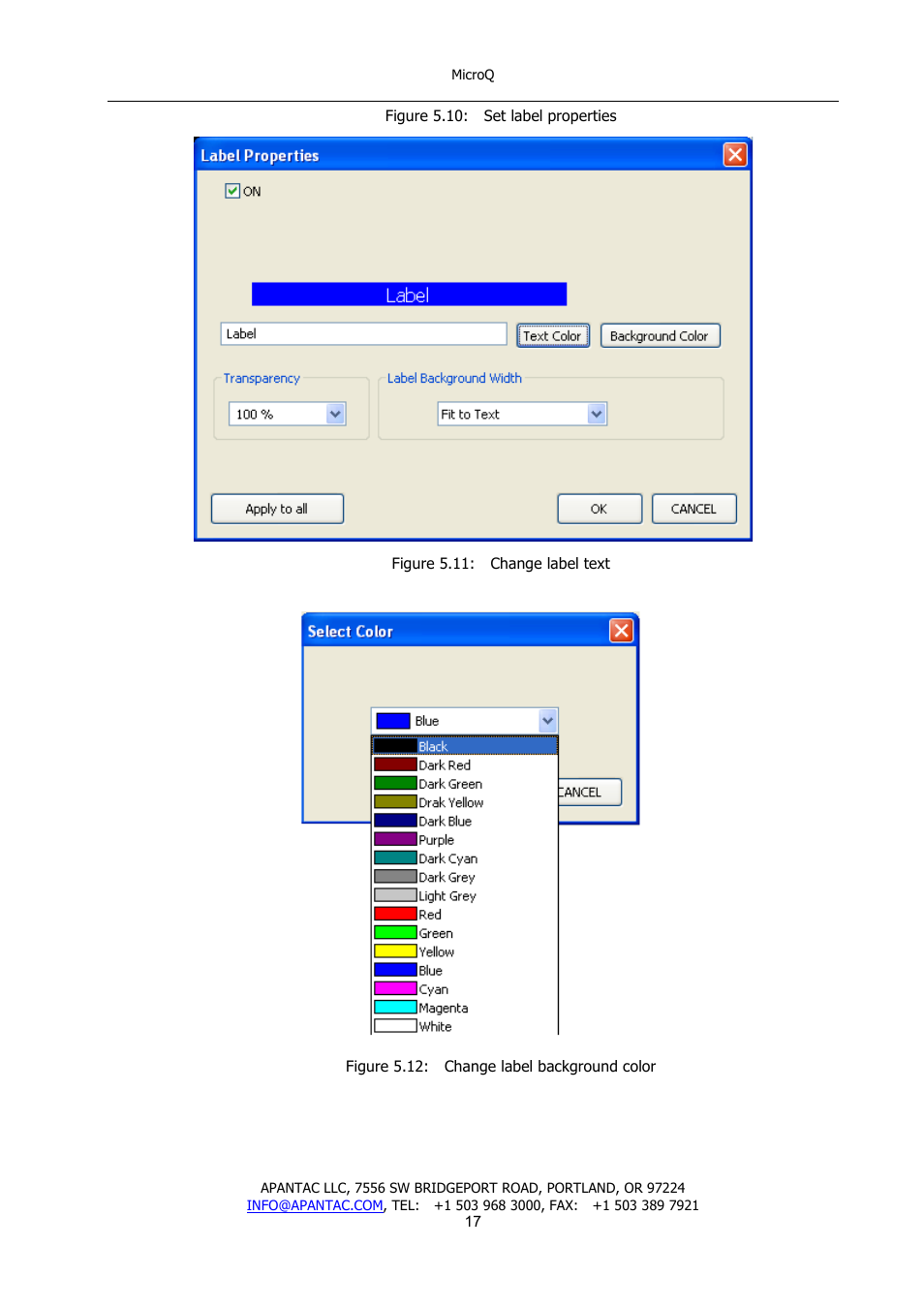 Apantac MicroQ User Manual | Page 18 / 39