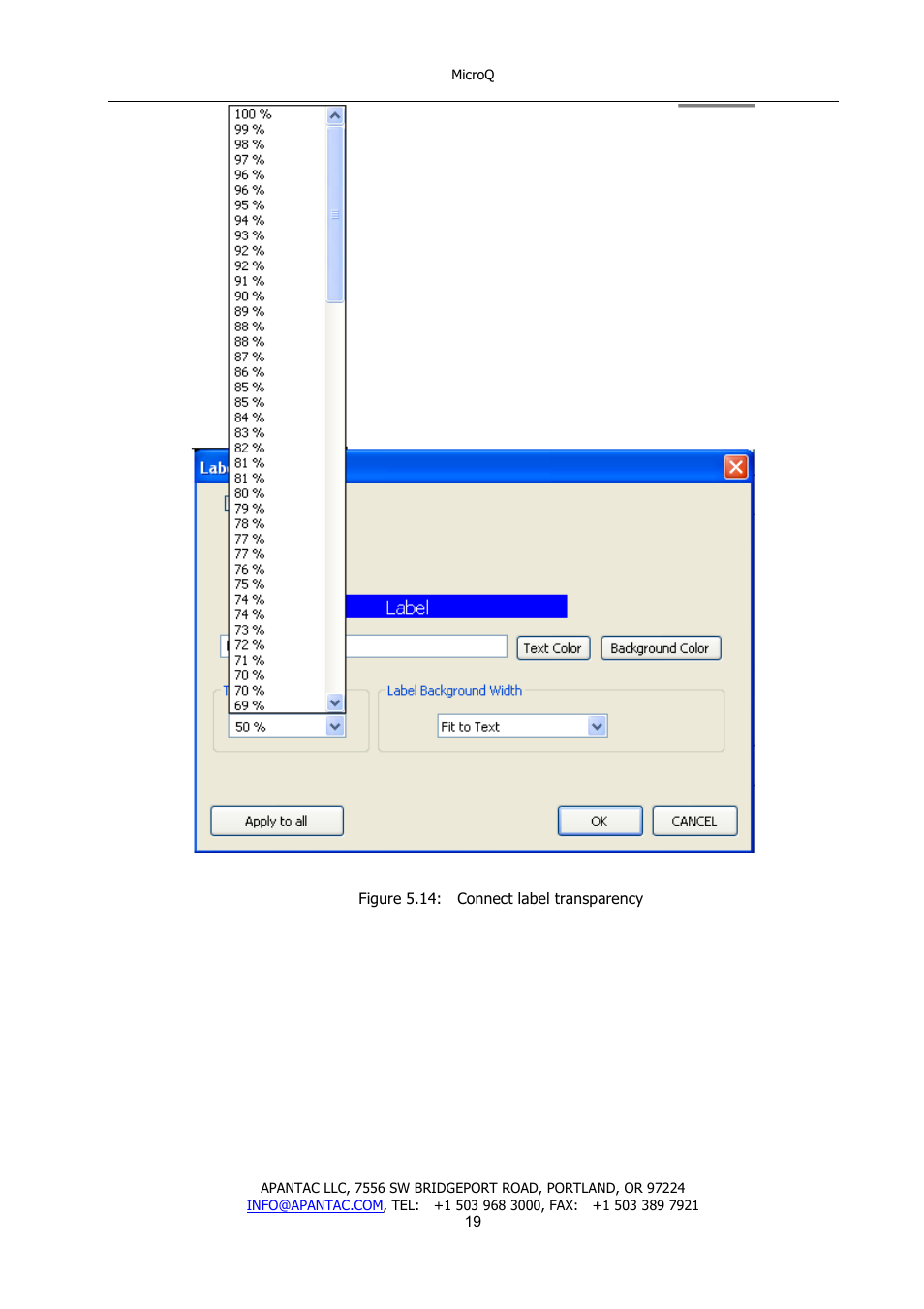 Apantac MicroQ User Manual | Page 20 / 39