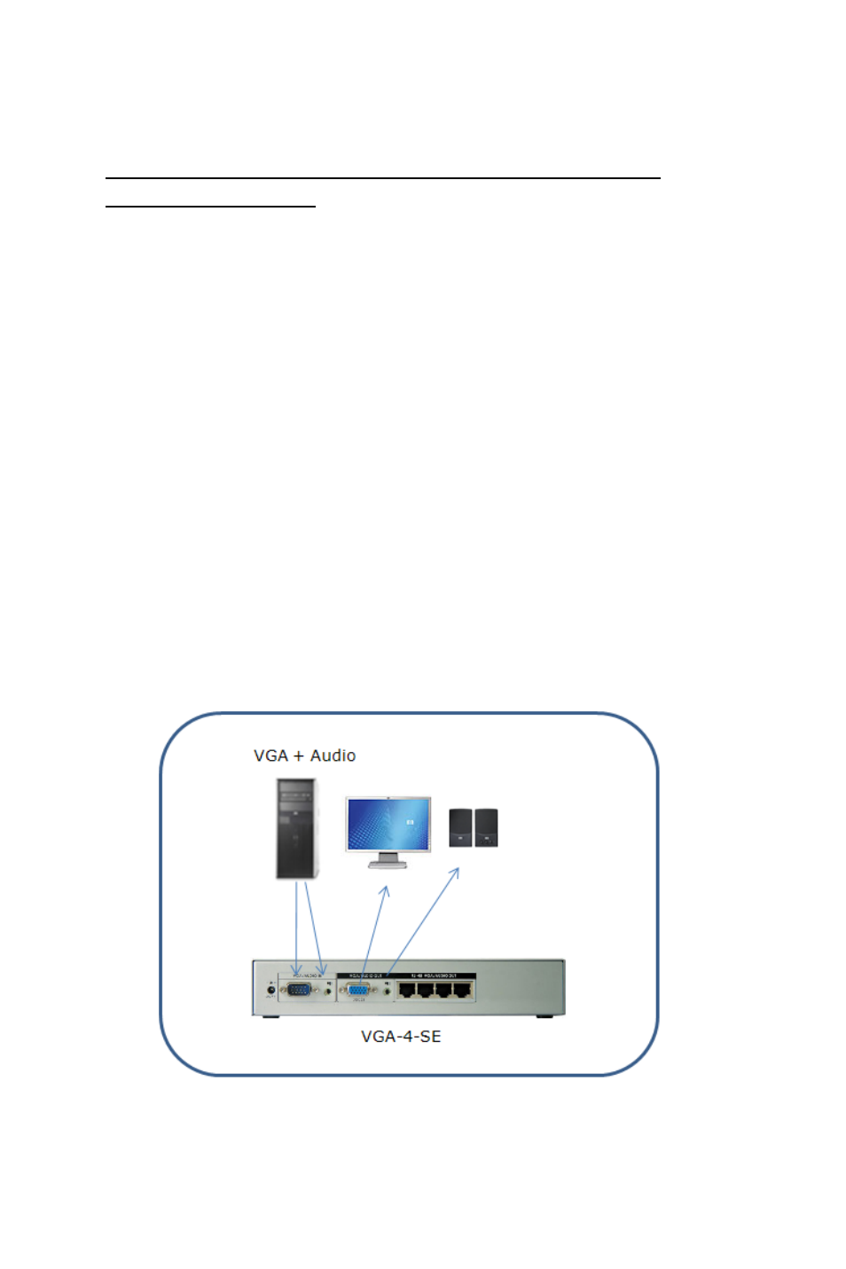 Vga-4-se / vga-ser – 4-port vga splitter extender, Receiver installation | Apantac MT HOOD Series VGA Extenders User Manual | Page 12 / 18