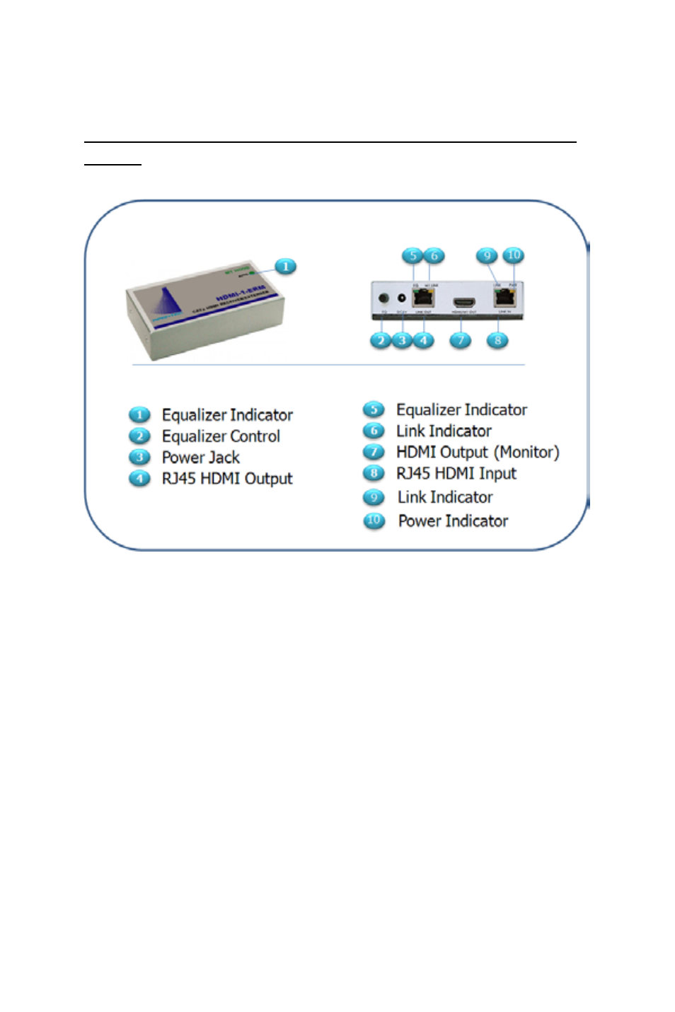 Monitor output | Apantac MT HOOD Series HDMI Extenders User Manual | Page 6 / 18