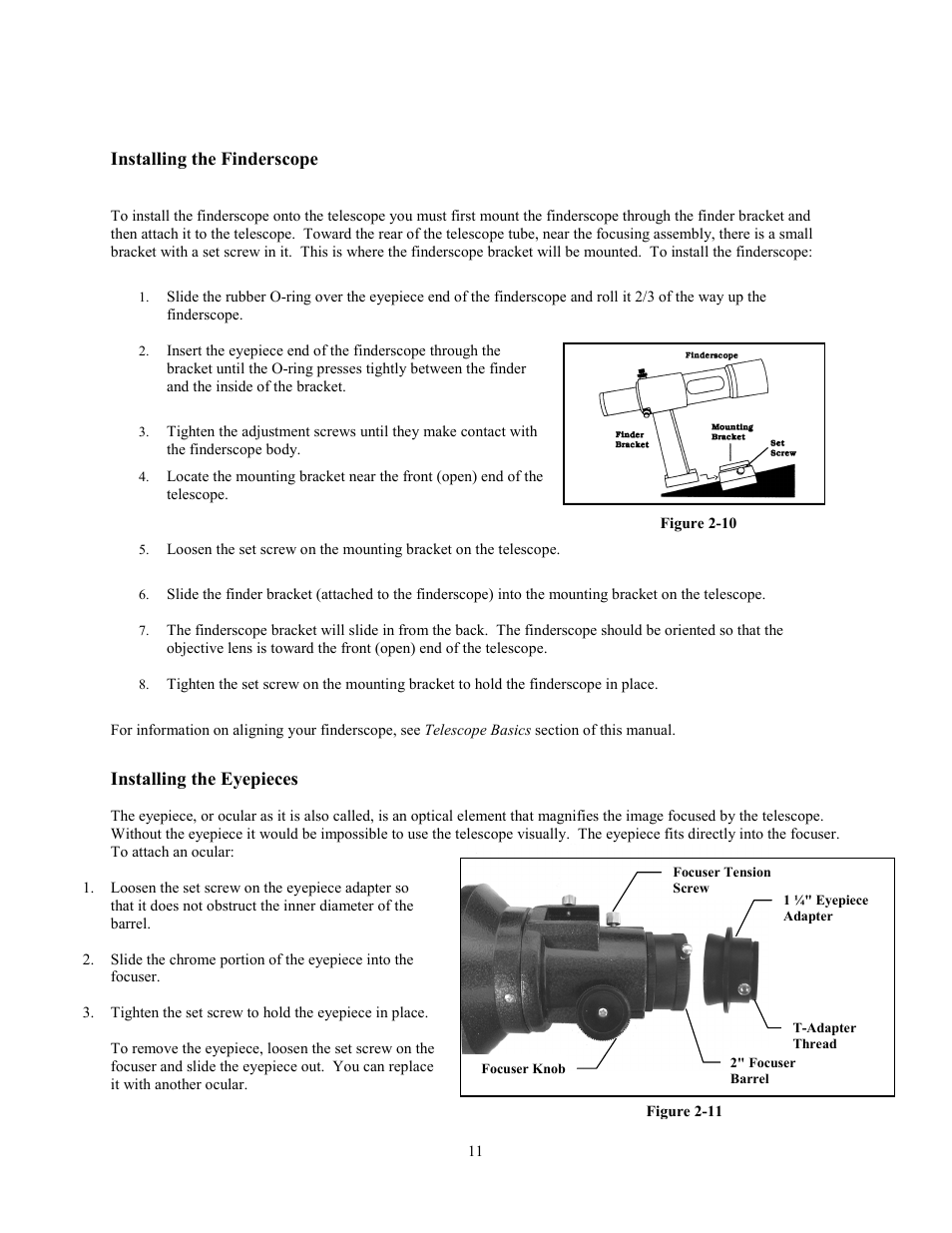 Celestron Advanced Series C6-R User Manual | Page 11 / 69