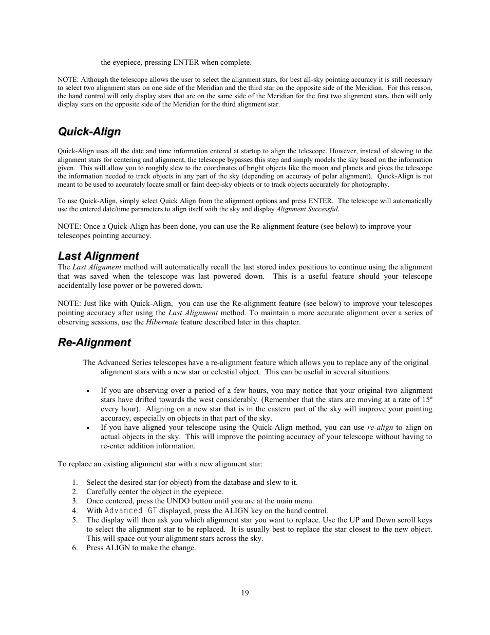 Celestron Advanced Series C6-R User Manual | Page 19 / 69