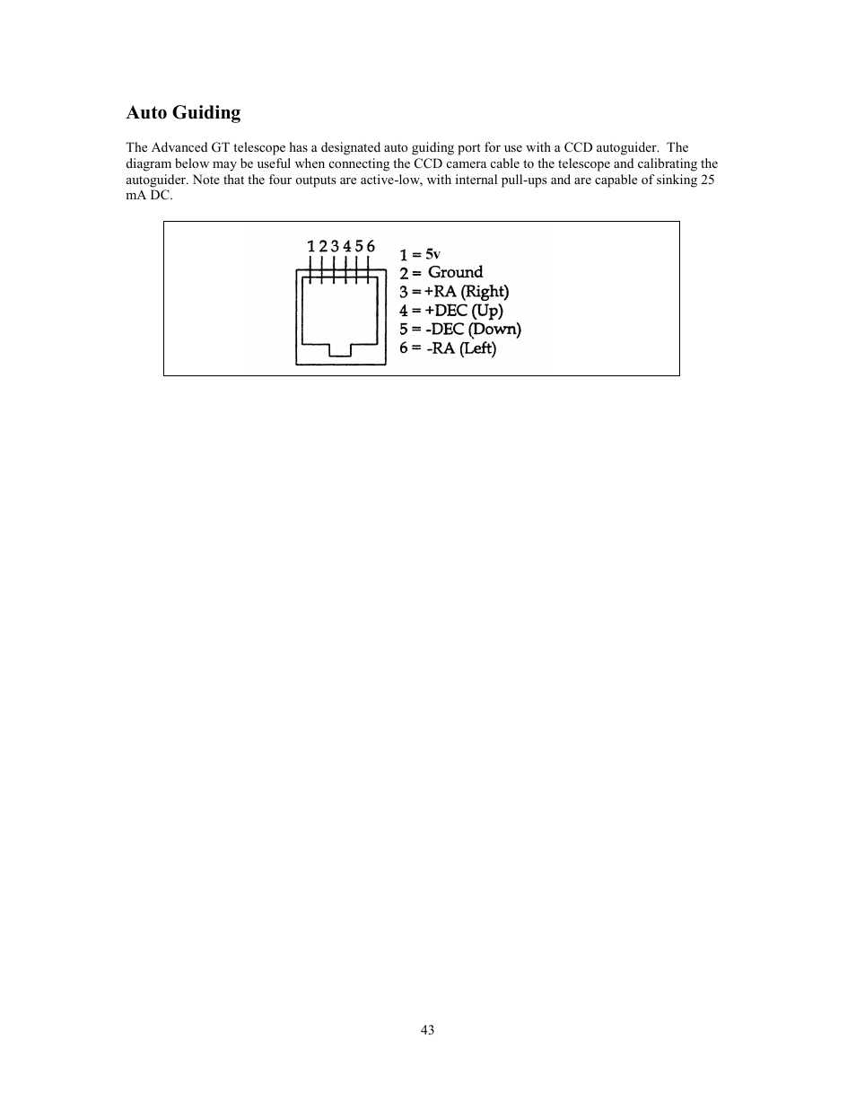 Auto guiding | Celestron Advanced Series C6-R User Manual | Page 43 / 69