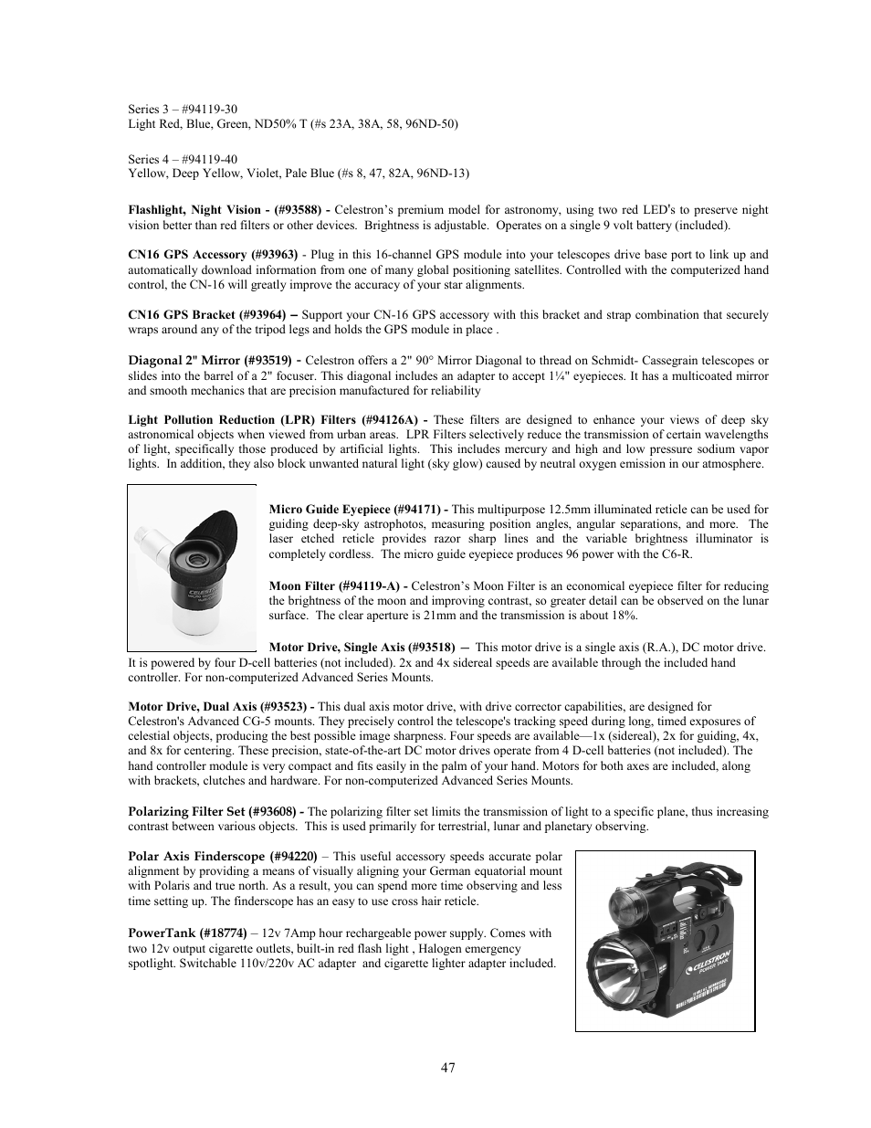 Celestron Advanced Series C6-R User Manual | Page 47 / 69