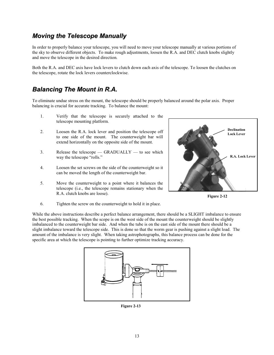 Celestron Advanced Series C5-S User Manual | Page 13 / 72