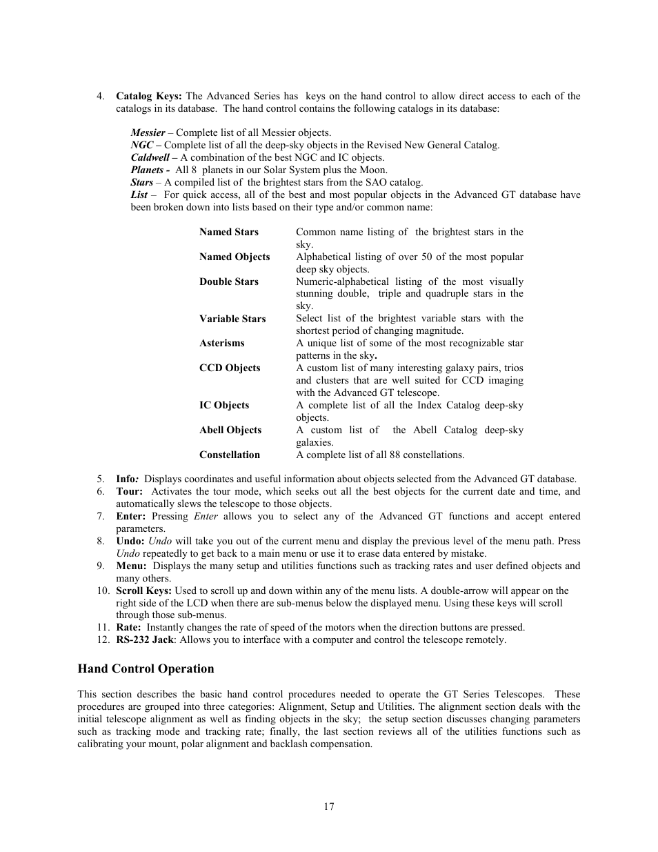 Celestron Advanced Series C5-S User Manual | Page 17 / 72