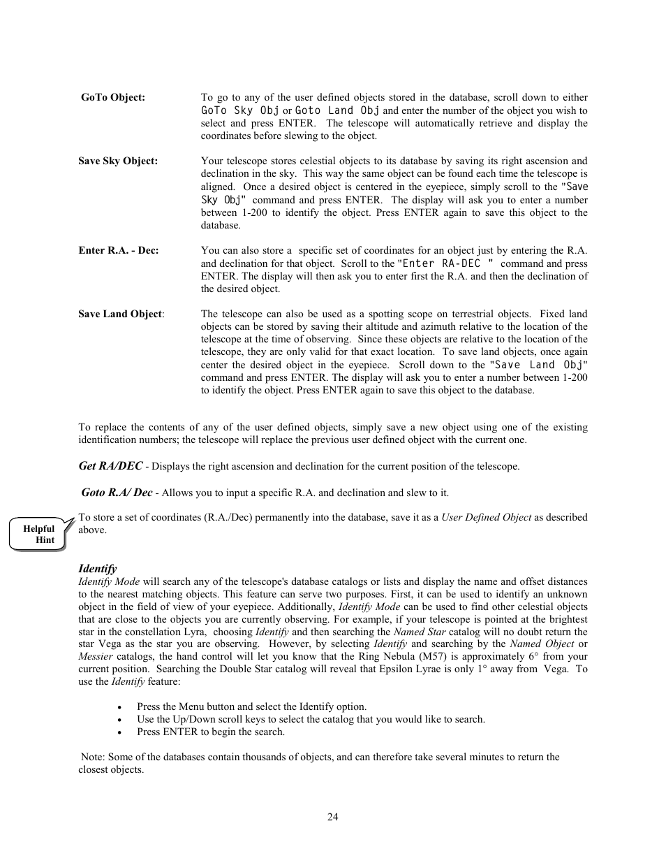 Celestron Advanced Series C5-S User Manual | Page 24 / 72