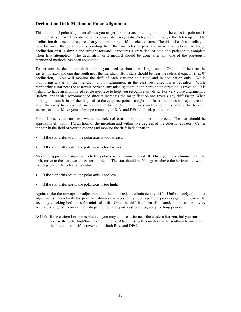 Celestron Advanced Series C5-S User Manual | Page 37 / 72
