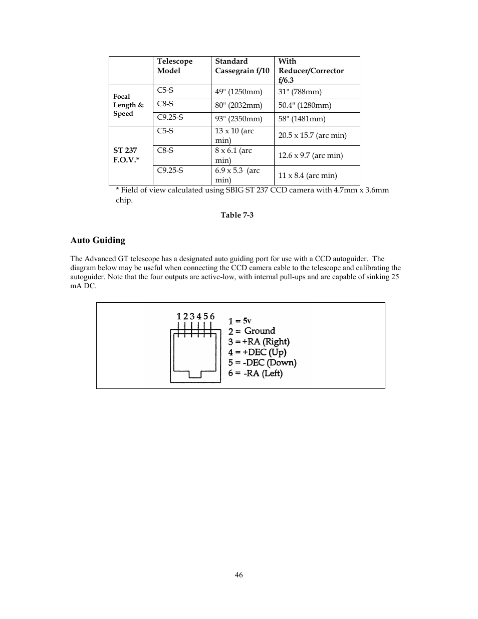 Celestron Advanced Series C5-S User Manual | Page 46 / 72