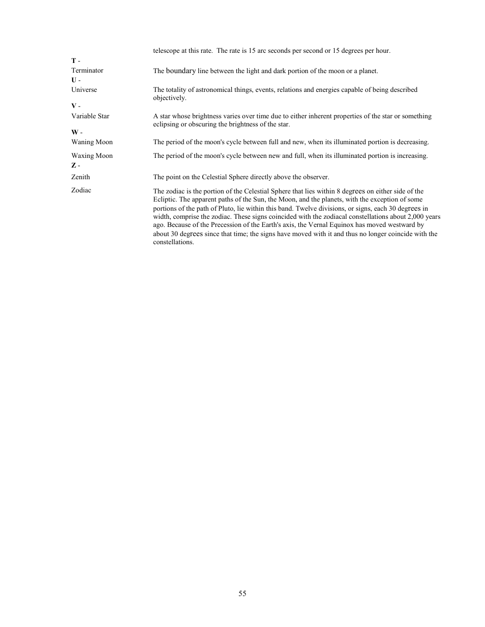 Celestron Advanced Series C5-S User Manual | Page 55 / 72