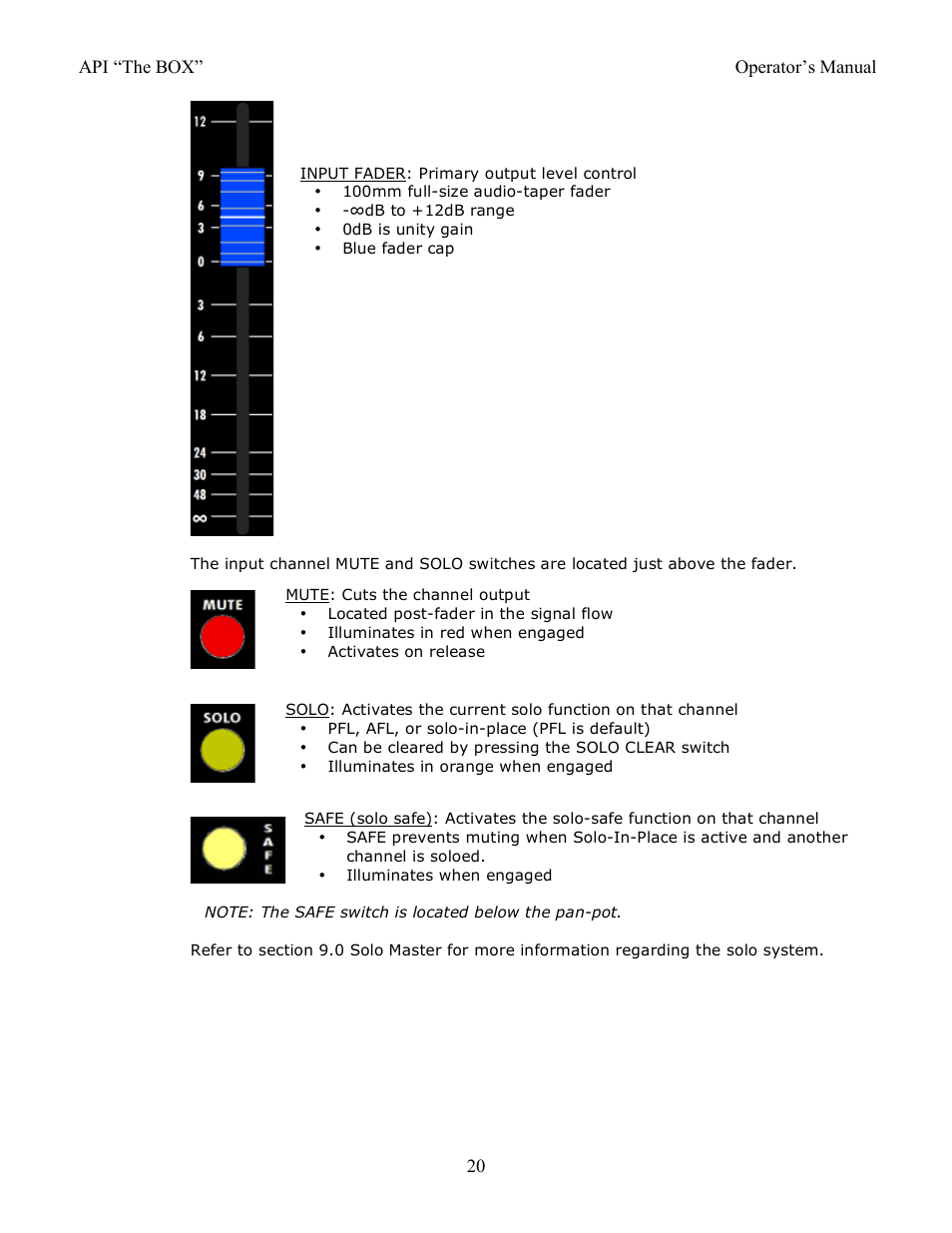 API Audio THE BOX User Manual | Page 20 / 97