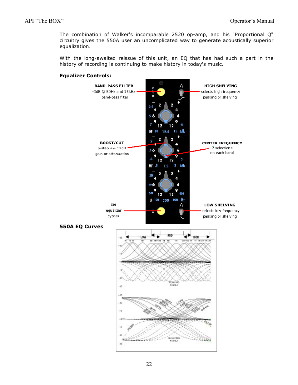 API Audio THE BOX User Manual | Page 22 / 97