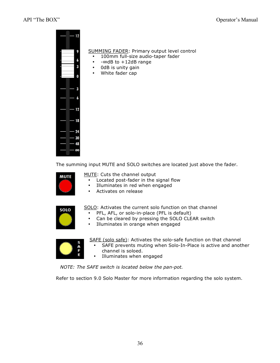 API Audio THE BOX User Manual | Page 36 / 97