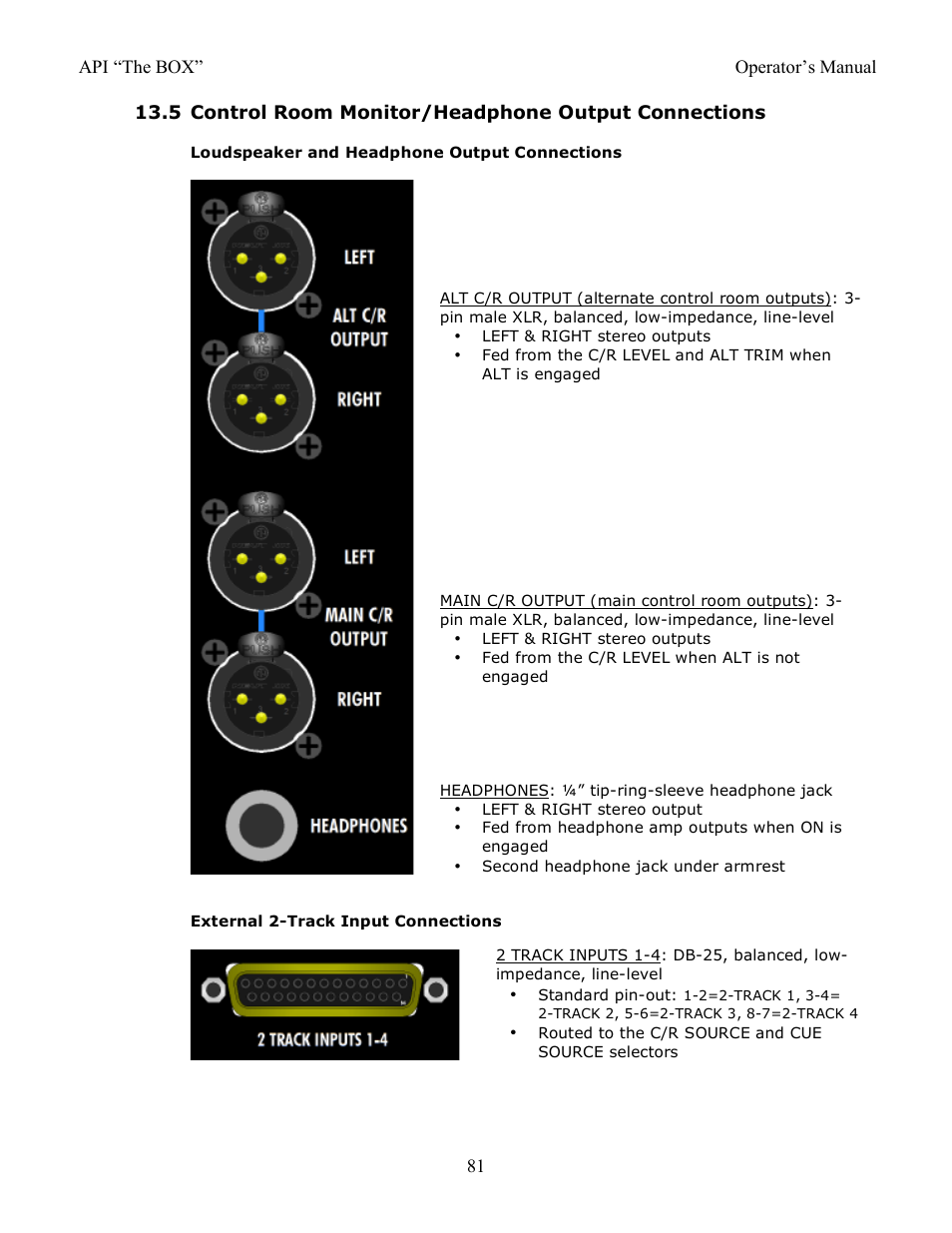API Audio THE BOX User Manual | Page 81 / 97