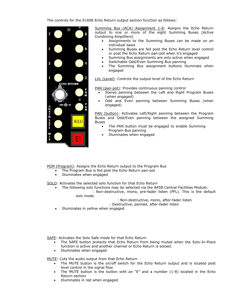API Audio 1608 Recording Console User Manual | Page 24 / 66