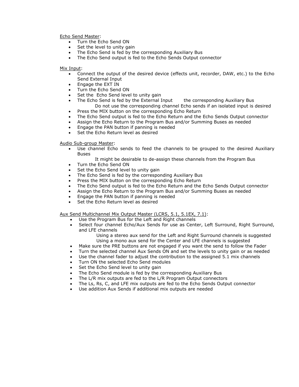 API Audio 1608 Recording Console User Manual | Page 59 / 66