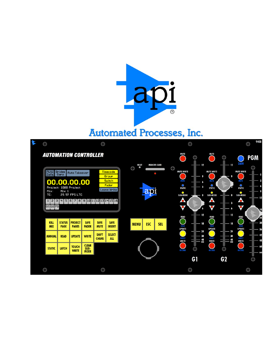 API Audio 1608 Automation User Manual | 138 pages