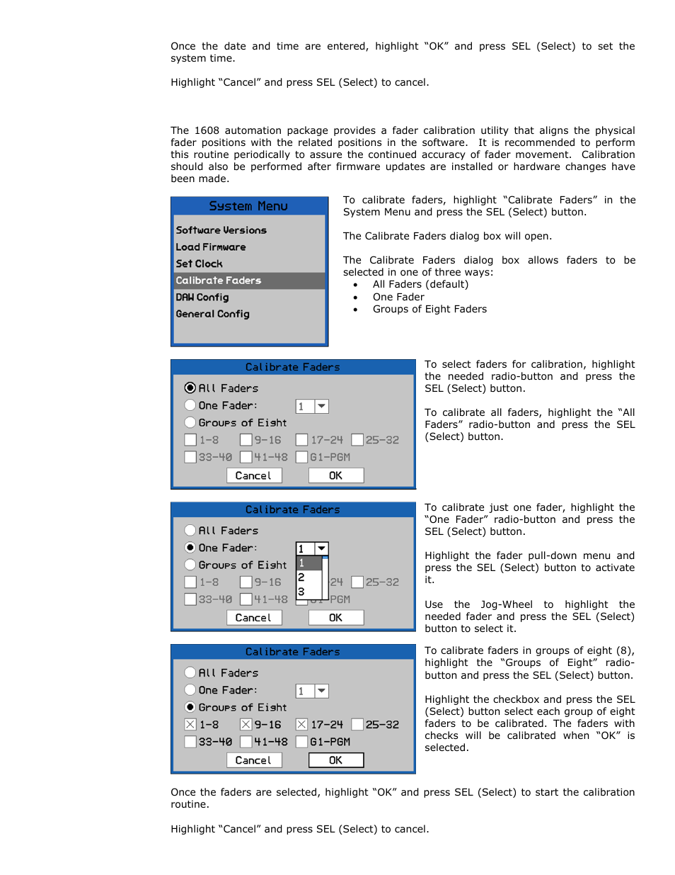 API Audio 1608 Automation User Manual | Page 123 / 138