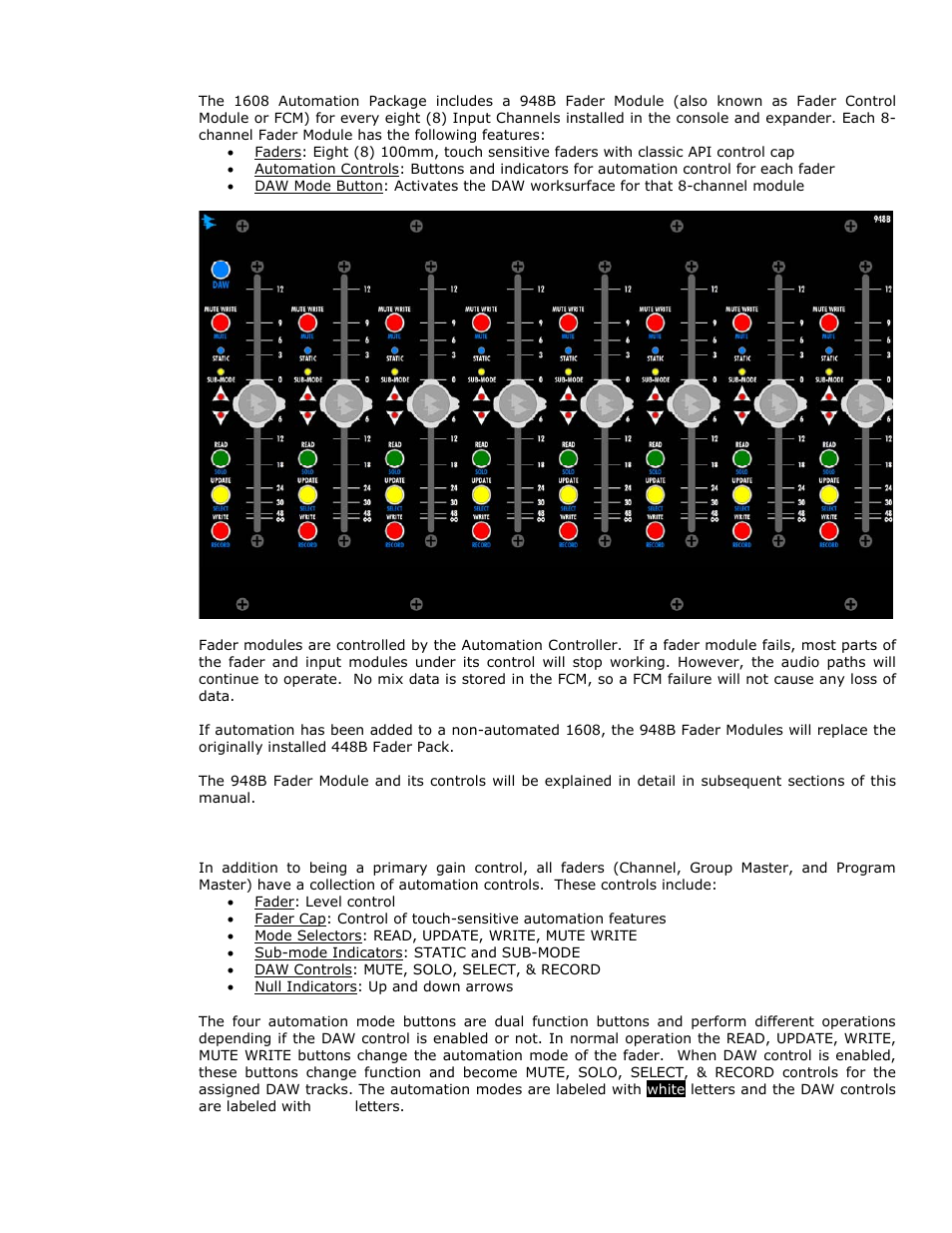 API Audio 1608 Automation User Manual | Page 13 / 138