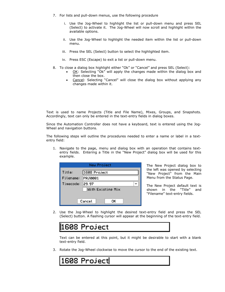 API Audio 1608 Automation User Manual | Page 20 / 138