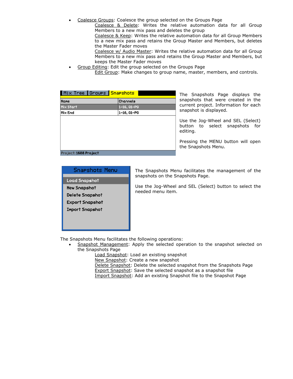 API Audio 1608 Automation User Manual | Page 26 / 138