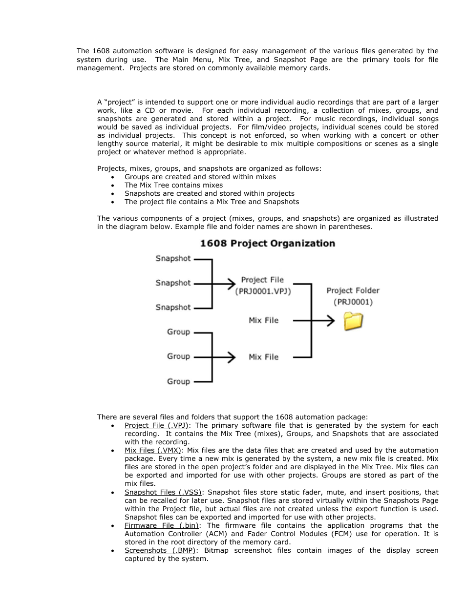 0 file management | API Audio 1608 Automation User Manual | Page 27 / 138