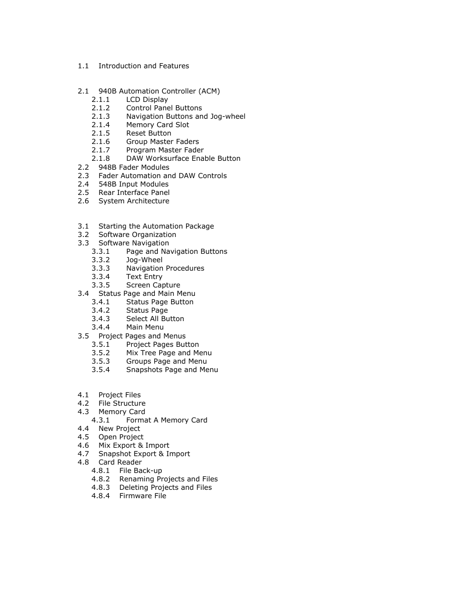 API Audio 1608 Automation User Manual | Page 3 / 138