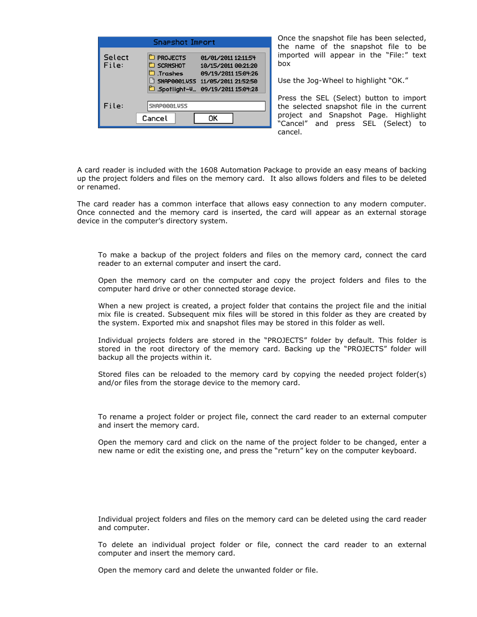 API Audio 1608 Automation User Manual | Page 36 / 138