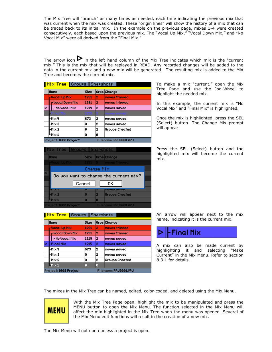 API Audio 1608 Automation User Manual | Page 58 / 138