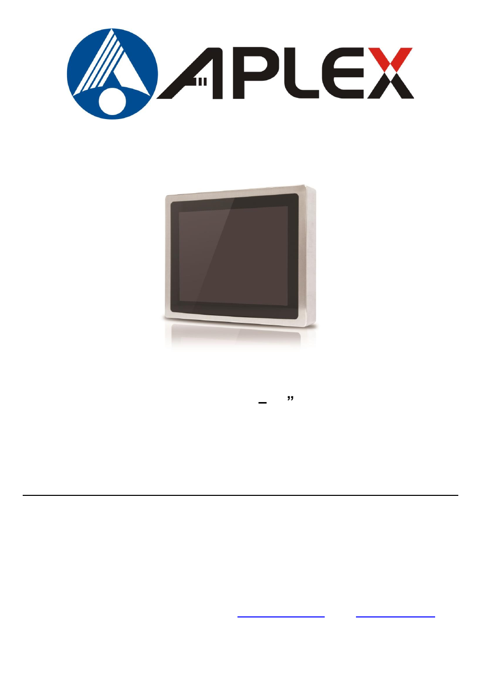 Aplex Technology APC-3593P User Manual | 77 pages