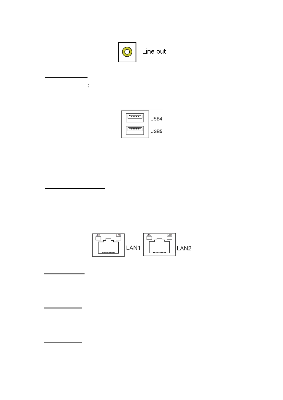 Usb45, Lan1/lan2, Buz1 | Led1, Led2 | Aplex Technology APC-3593P User Manual | Page 19 / 77