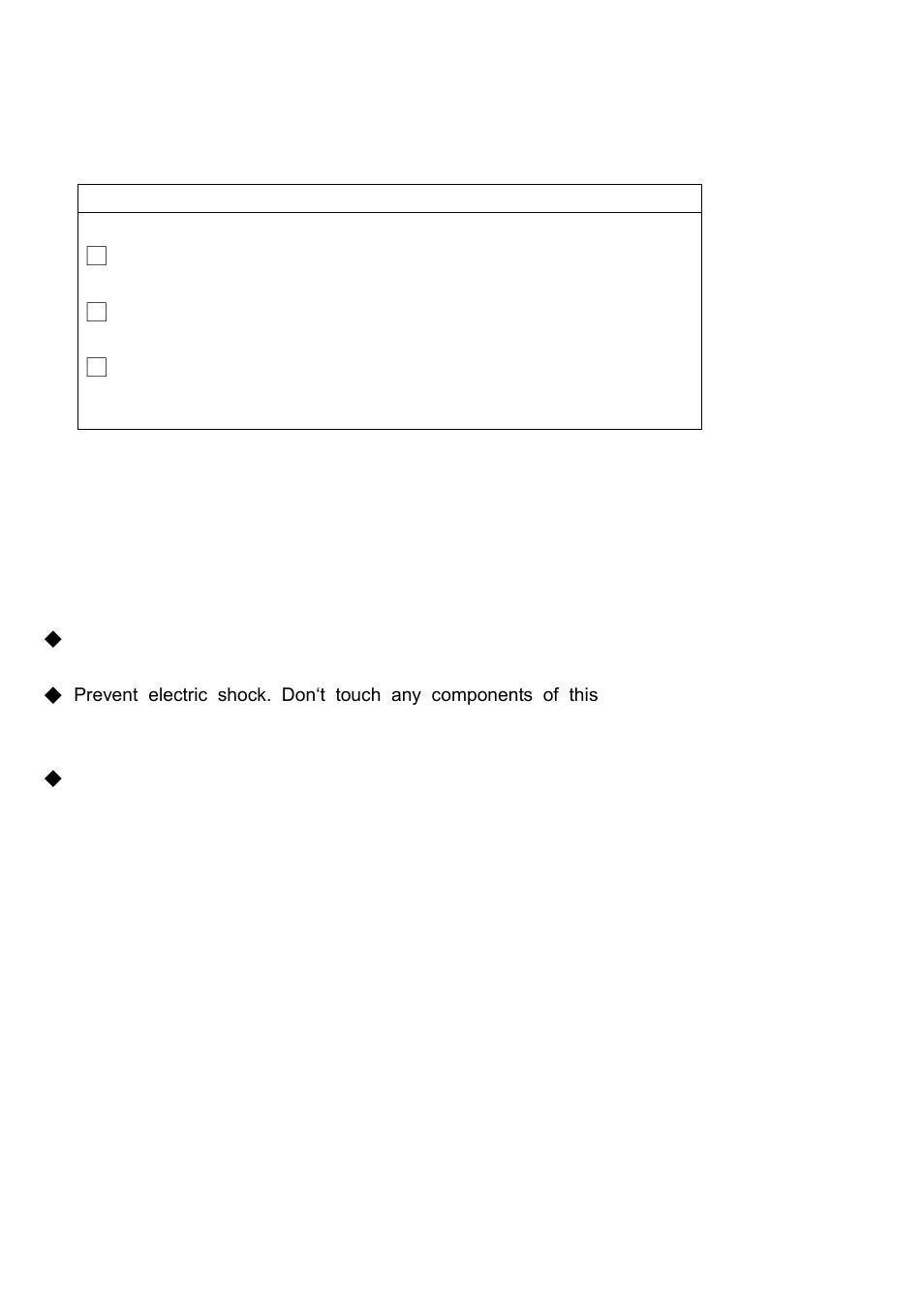 Packing list, Safety precautions | Aplex Technology APC-3593P User Manual | Page 3 / 77