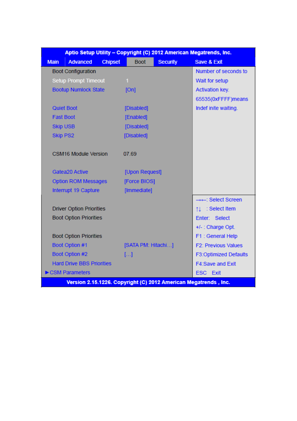 6 boot settings | Aplex Technology APC-3593P User Manual | Page 33 / 77