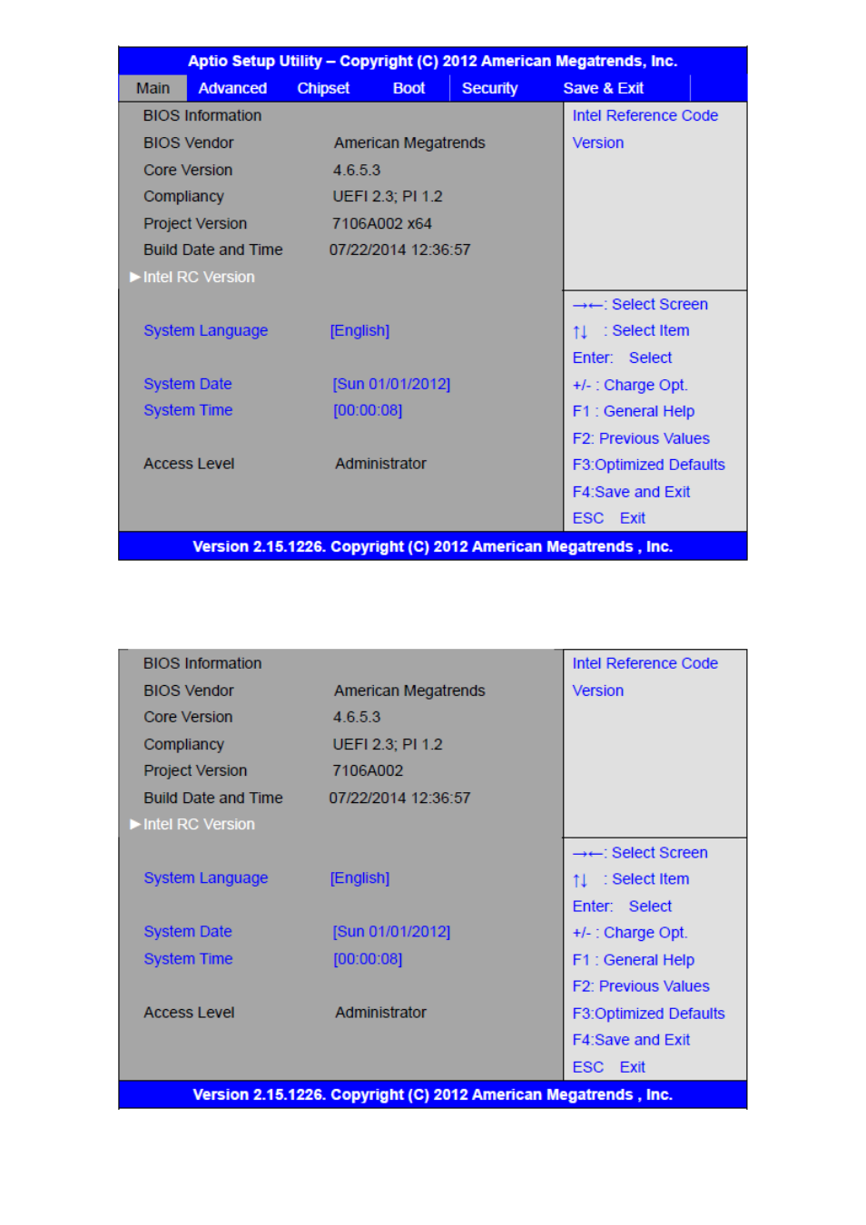3 main settings | Aplex Technology APC-3793P User Manual | Page 40 / 94