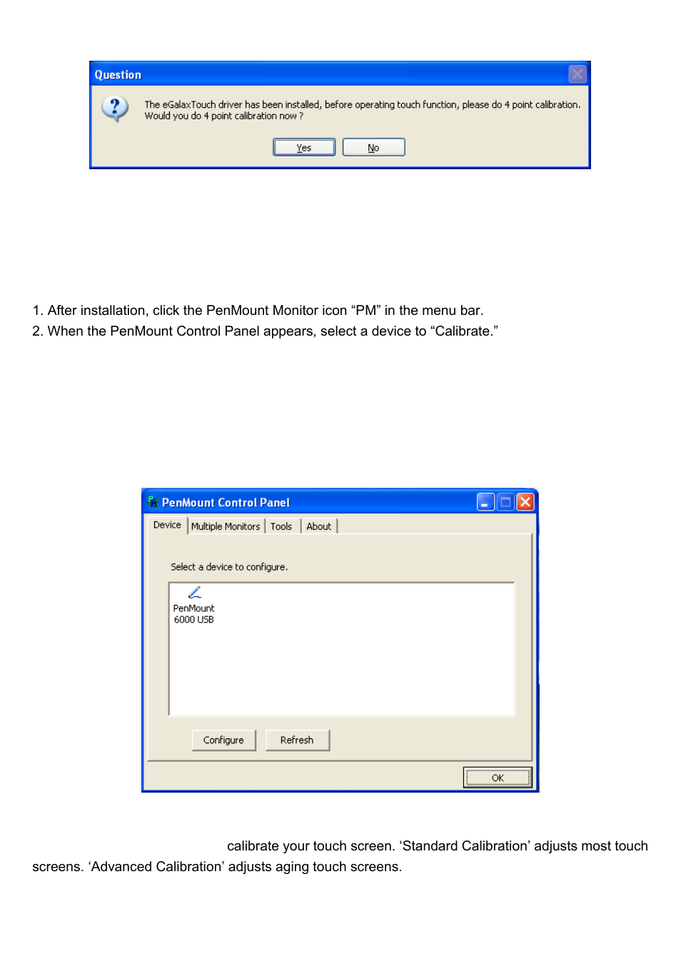 2 software functions, 1 software functions(resistive touch) | Aplex Technology APC-3793P User Manual | Page 77 / 94